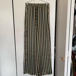 forever 21 contemporary flowy striped pants
